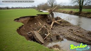 riverbank collapse iford playing fields